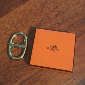 Hermes Permabrass Scarf Ring